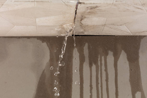 Professional Flood Damage Cleanup technician working in Mantachie, MS